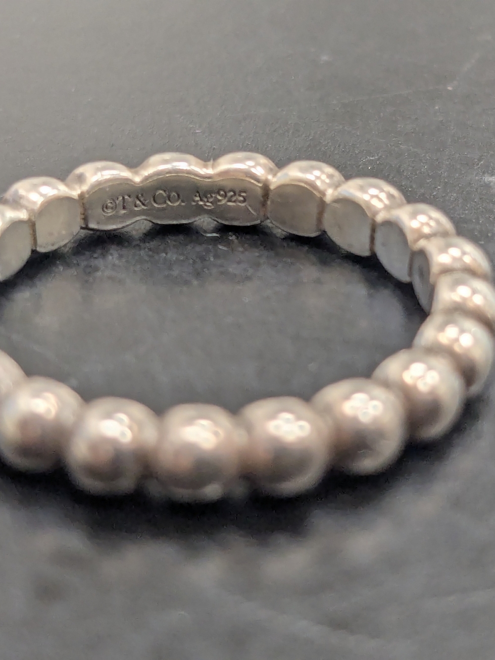 Tiffany & Co. Sterling Silver Ziegfeld Stackable Ring